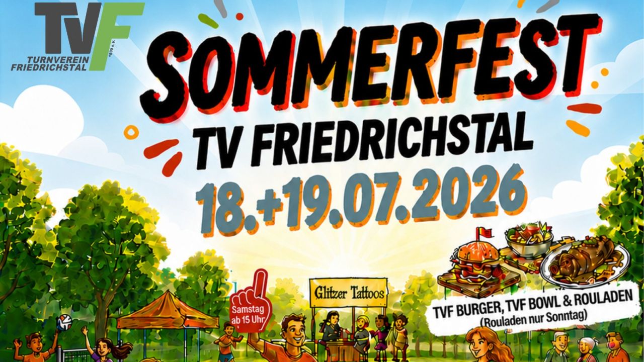 Großes Sommerfest am 18. & 19. Juli 2026!