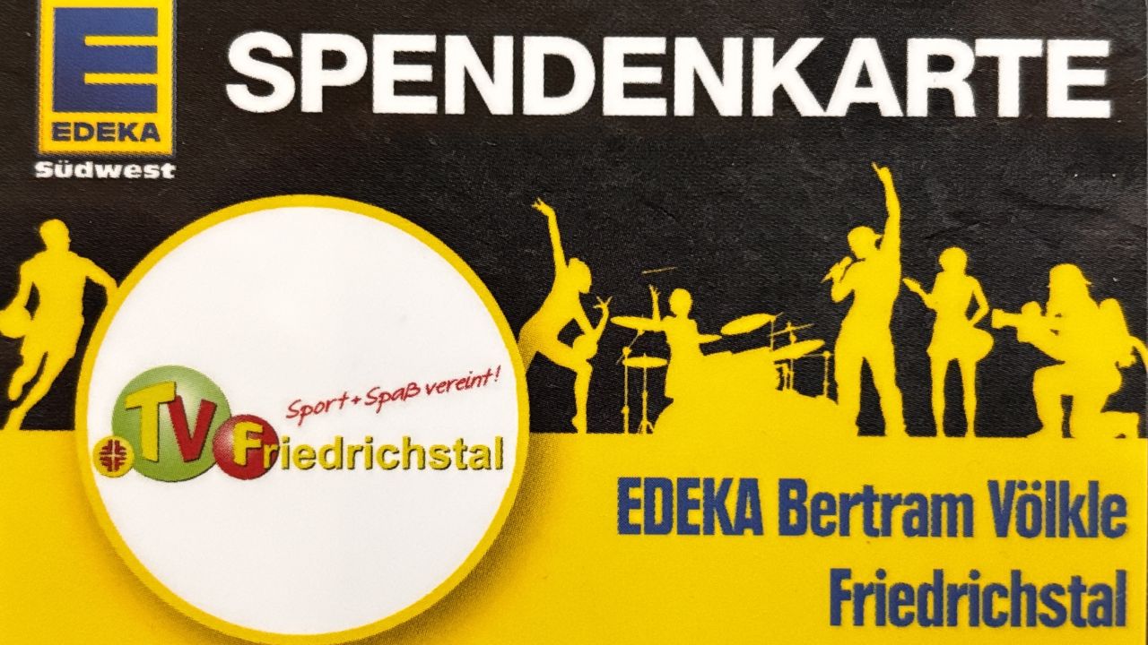 EDEKA Spendenkarte – Einkaufen & den TVF unterstützen!