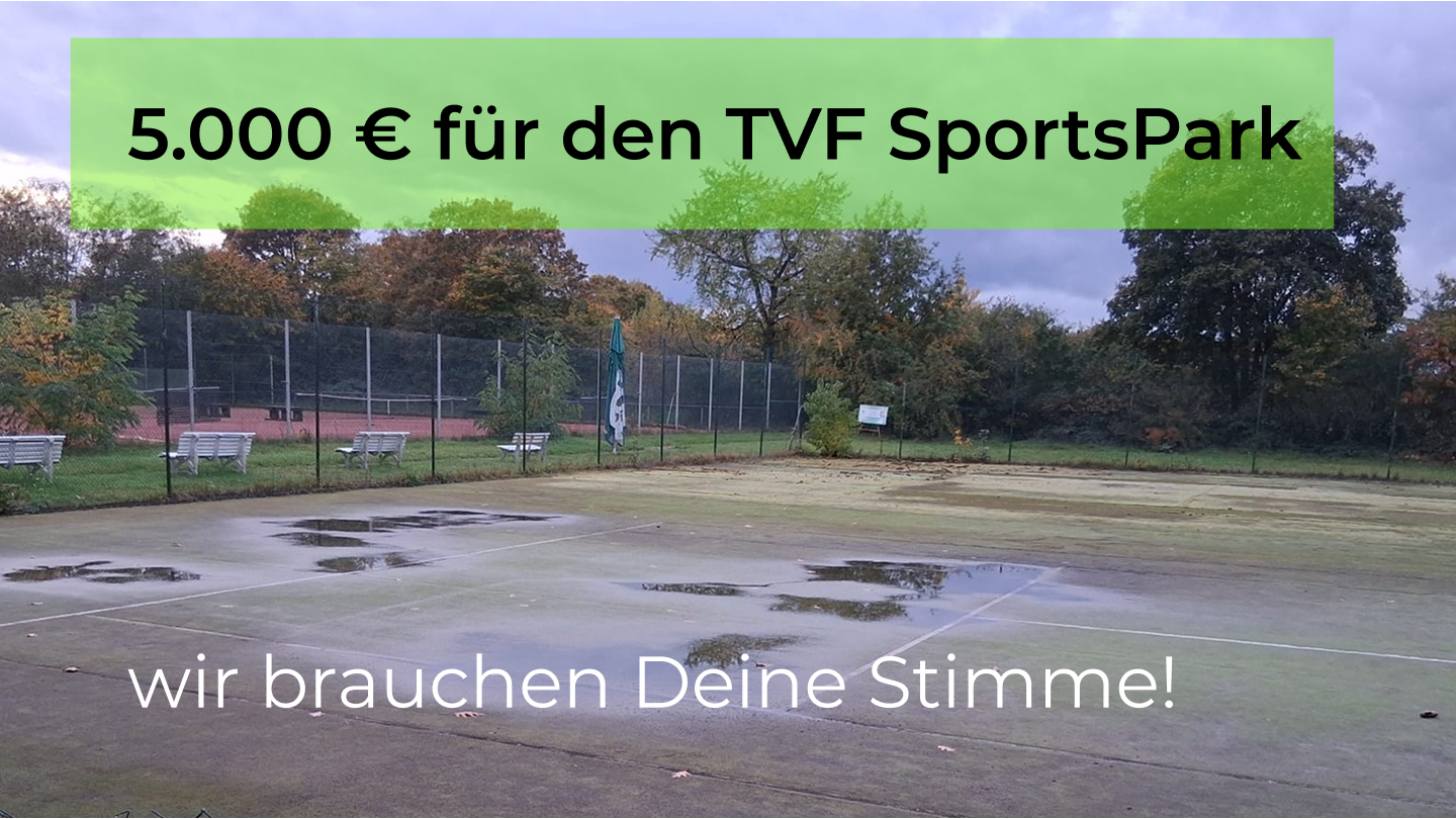 Jetzt fürs Herzensprojekt abstimmen – gemeinsam den TVF SportsPark realisieren
